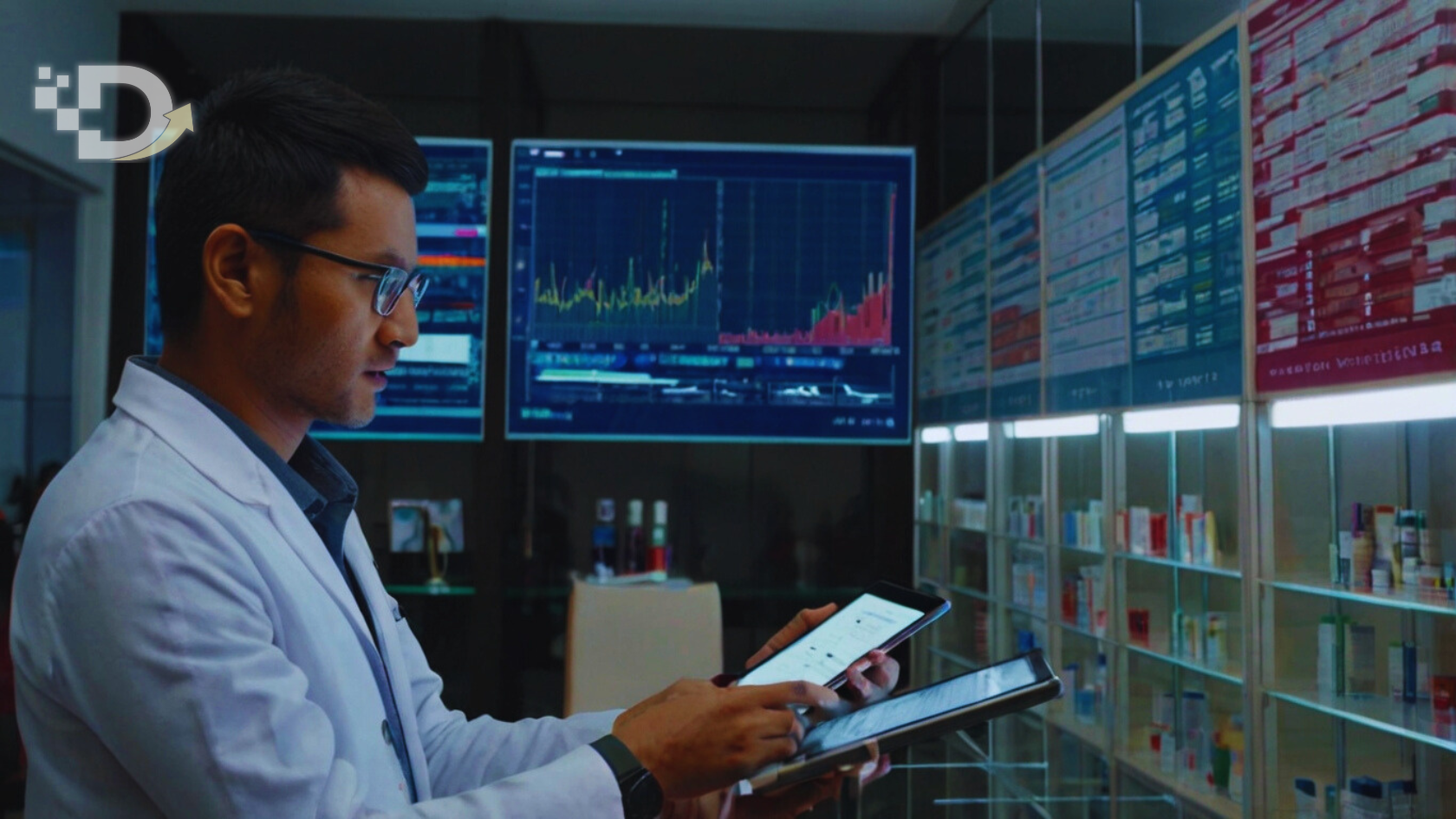 Pharma companies encompassing digital marketing technology