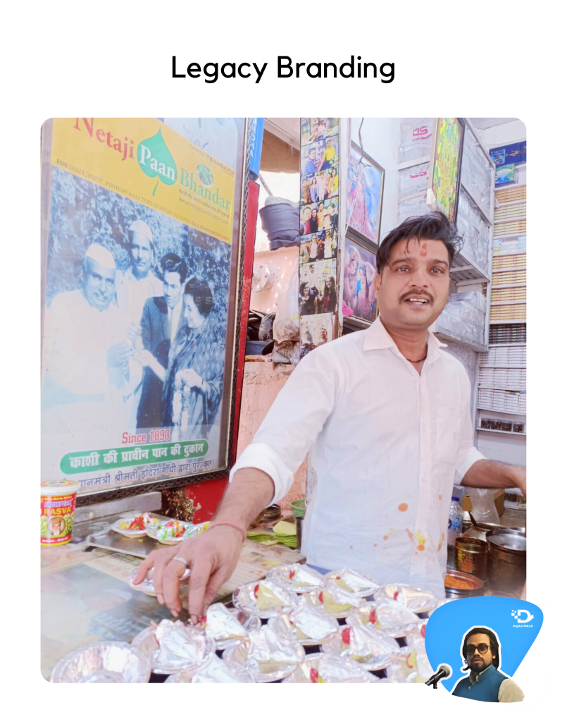 5. People Buy stories not products: Legacy Branding